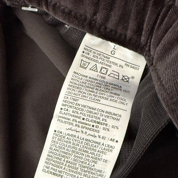 Old Navy Wide Leg Pants Womens Large Black Velvet Fall Winter Whimsigoth Witchy - Picture 8 of 14